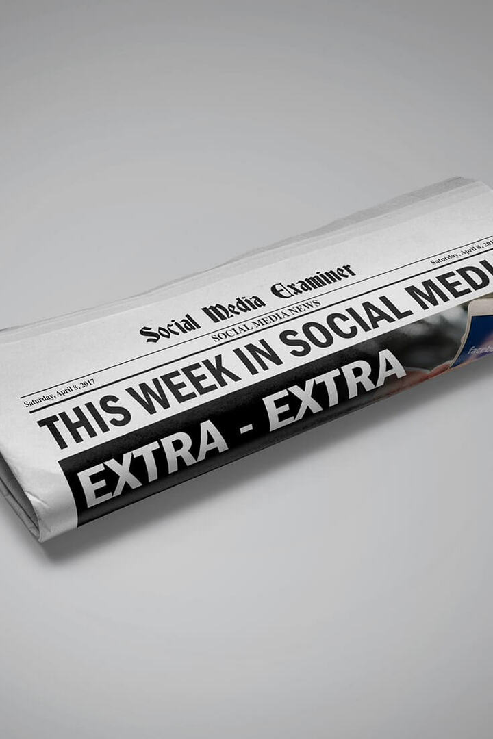 Facebook testaa suoran jaetun näytön lähetyksiä: Tällä viikolla sosiaalisessa mediassa: sosiaalisen median tutkija