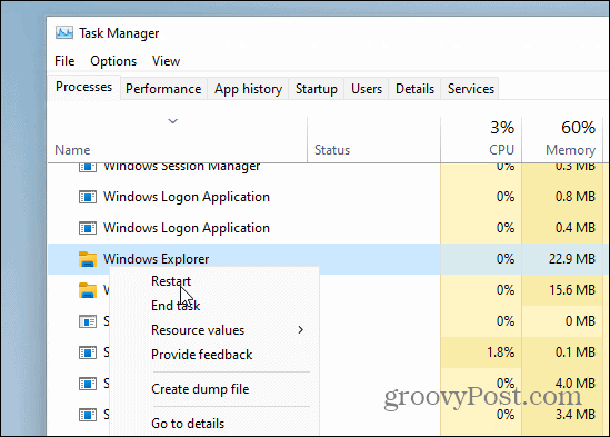 Estä pika-asetusten muokkaukset Windows 11:ssä