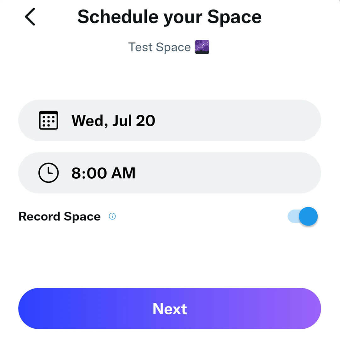 how-to-create-twitter-spaces-schedule-space-vaihe-3