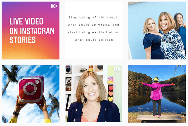 Pidä sisältösi johdonmukaisena ja houkuttele ihmisiä syötteellesi Instagram-tarinoidesi kautta.