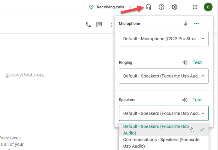 Käytä Google Voicea puhelujen soittamiseen tietokoneelta