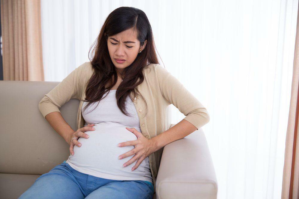kaasukipu raskauden aikana