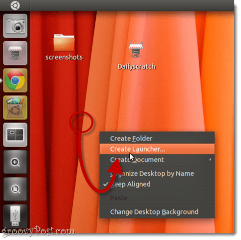 luoda kantoraketteja Ubuntuun