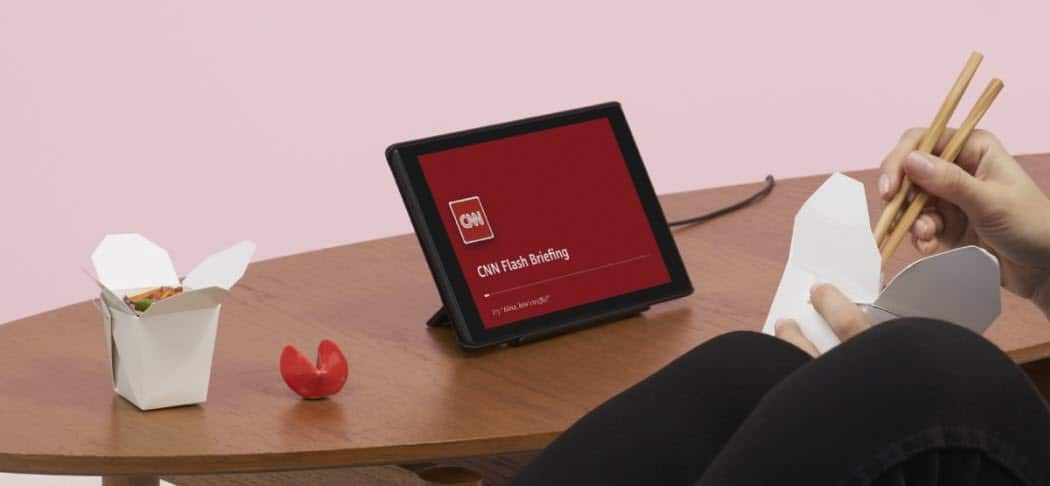 Vaihda Alexa Wake Word for Fire HD -tabletti esitystilassa