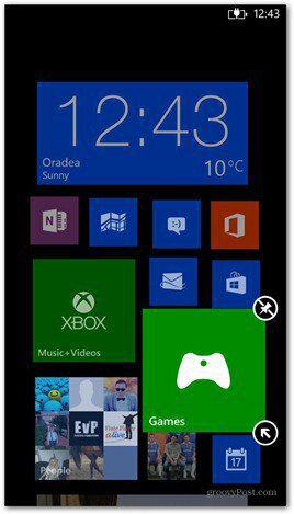 Windows Phone 8 mukauttaa laattoja 1