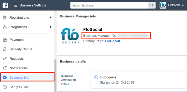 Käytä Facebook Business Manager -ohjelmaa, vaihe 9.
