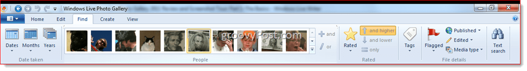 Windows Live Photo Gallery 2011 -katsaus ja näyttökuva: {Sarjan} tuonti, merkitseminen ja lajittelu