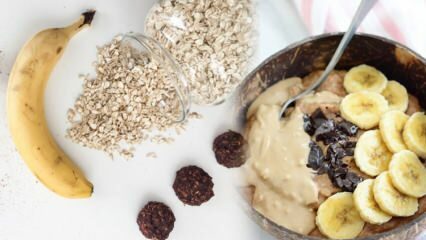 Ruokavalion kauran aamiaisresepti: Kuinka tehdä banaani- ja kaakaokauraa?