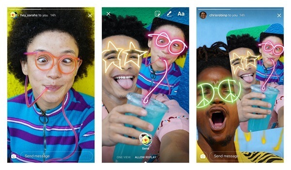 Instagram-käyttäjät voivat nyt sekoittaa ystävien valokuvia ja lähettää ne takaisin hauskoihin keskusteluihin.