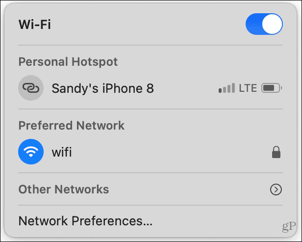 WiFi-hallinta Macissa