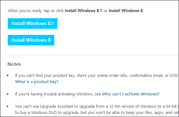 Windows 8.1 Lataa sivu