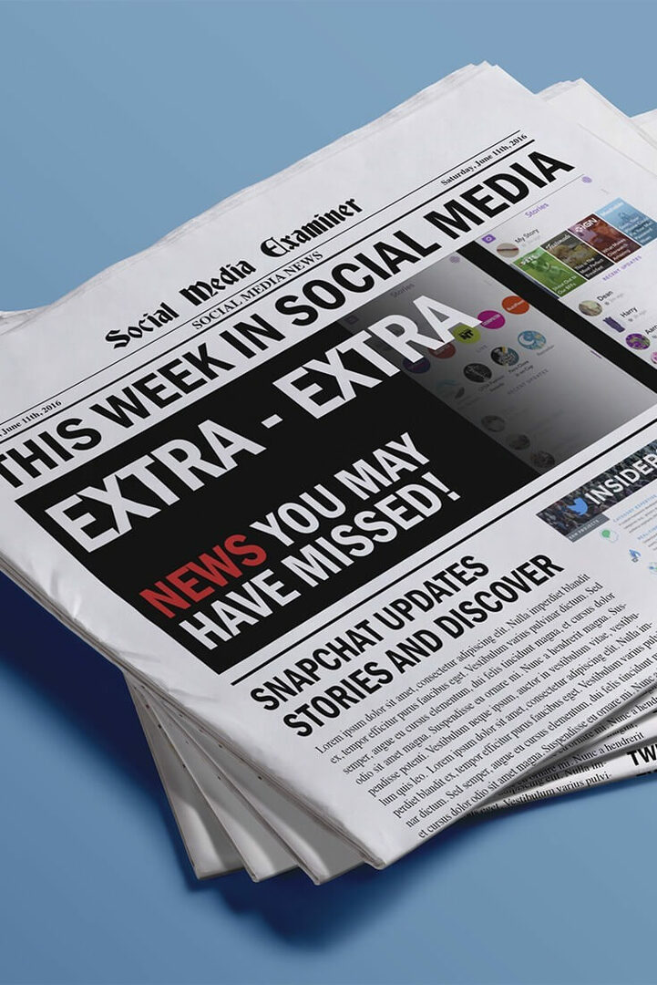 Snapchat tekee sisällöstä löydettävämpää: Tällä viikolla sosiaalisessa mediassa: Sosiaalisen median tutkija