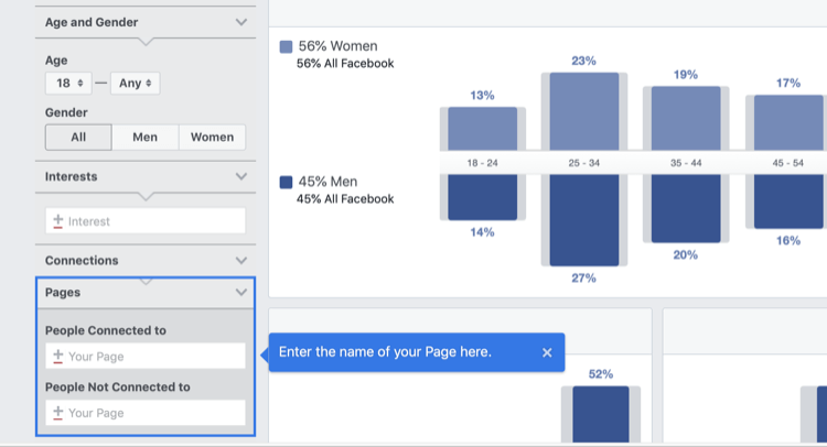 vaihe 1 miten analysoida Facebookin yleisötietoja Facebook-sivulle