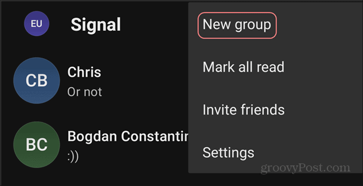 WhatsApp Signal Groupsille uusi