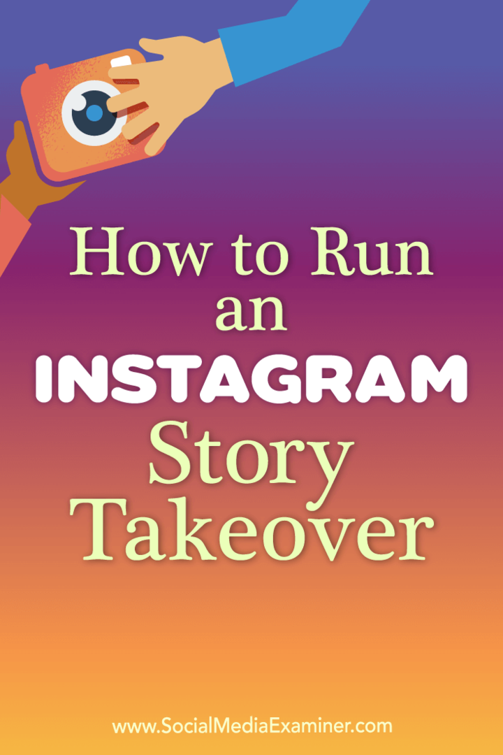 Peg Fitzpatrickin suorittama Instagram-tarinan haltuunotto sosiaalisen median tutkijalla.