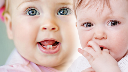 Mitä on hyötyä vauvojen hammastukselle? Milloin ensimmäinen hammas ilmestyy, mitkä ovat oireet? kuume ...