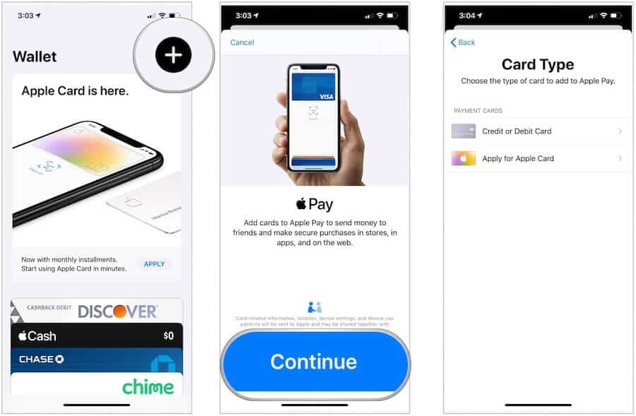 Apple Pay perustettu iPhonessa