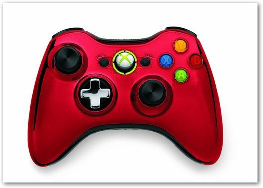 Xbox 360 kromiohjain punainen