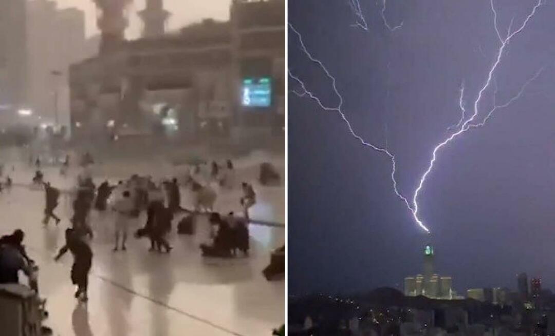 "Super Cell" nähtiin Mekassa rankkasateen ja myrskyn jälkeen!