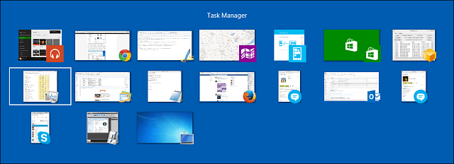 Vaihda Tasks Desktop ja Modern