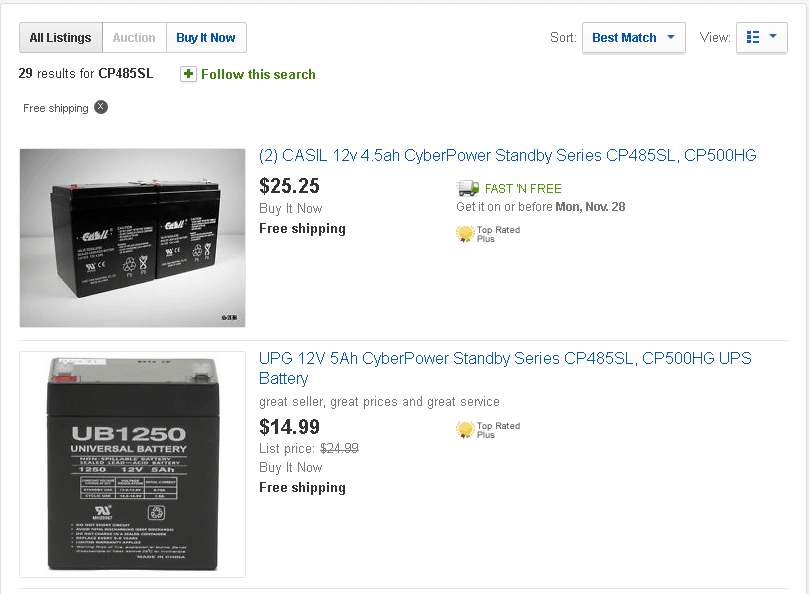 UPS-akut-ebay