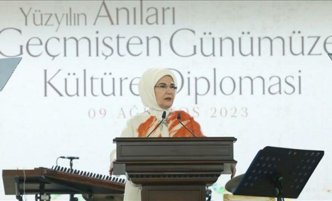 Emine Erdoğan liittyi Cultural Diplomacy -ohjelmaan: "Türkiye on aina kentällä"