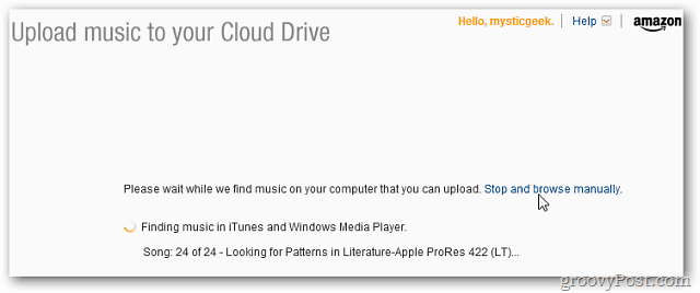 Amazon Cloud Player -sovellus