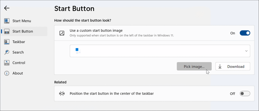 Windows 11:n Käynnistä-valikon ja tehtäväpalkin korjaaminen Start11:n avulla