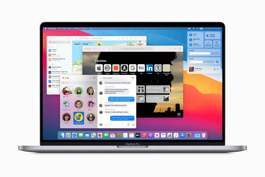 macOS Big Surin uudet ominaisuudet