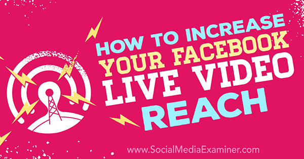 parantaa facebook live video suorituskykyä