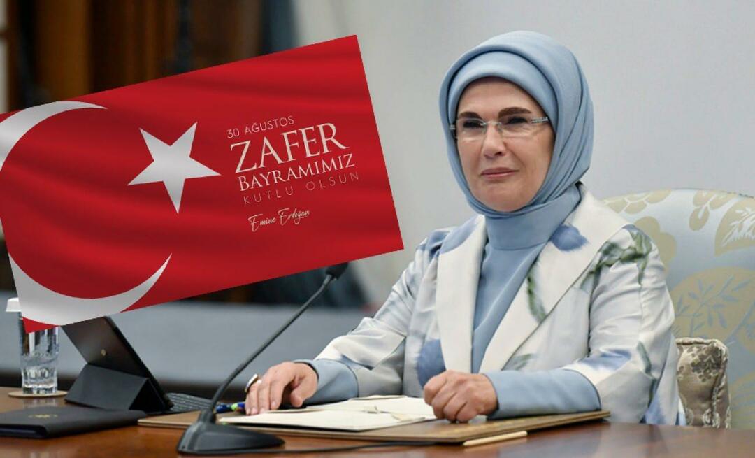 30. elokuuta voitonpäivä, Emine Erdoğan: 
