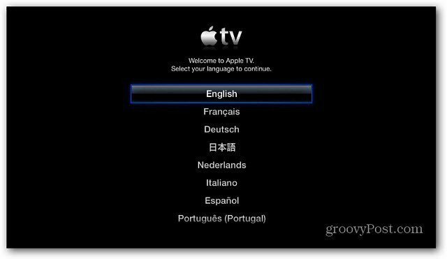 Asenna Apple TV