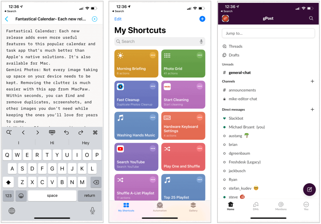 2020 GroovyPost -opas parhaisiin iOS-sovelluksiin, joita sinun pitäisi käyttää