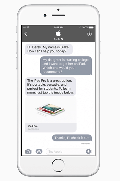 Apple esitteli Business Chatin, tehokkaan uuden tavan yrityksille olla yhteydessä asiakkaisiin iMessagessa.