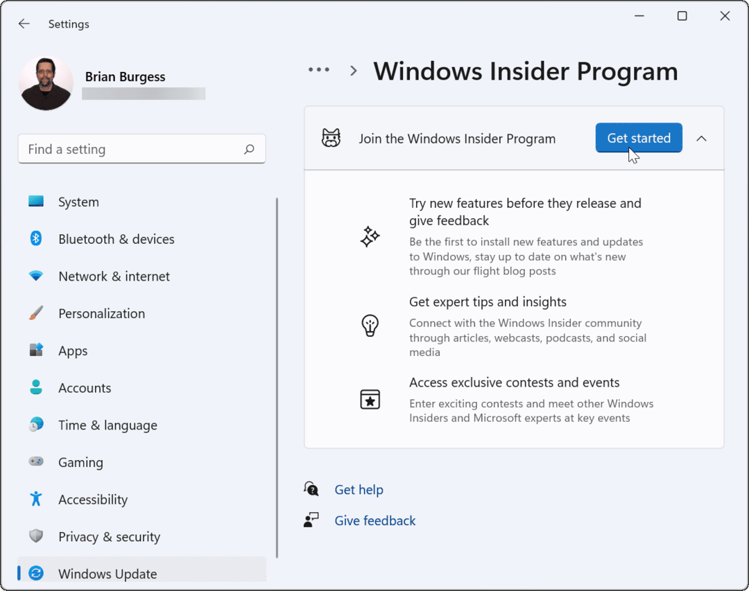 Kuinka liittyä Windows Insider -ohjelmaan Windows 11:ssä