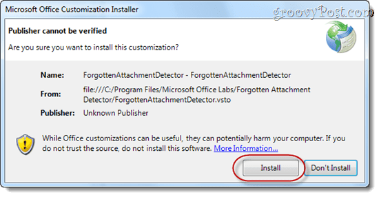 Unohdettu liitteiden ilmaisin varoittaa puuttuvista liitteistä Microsoft Outlookissa