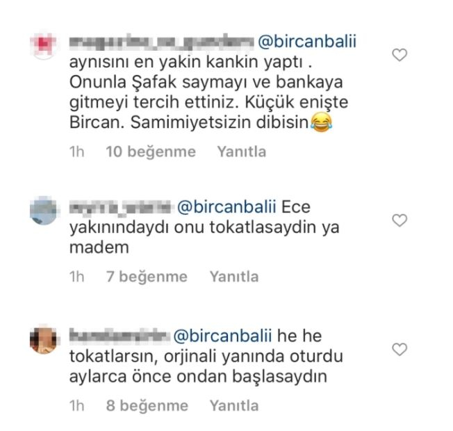 Bircan Balin kommenttiin 'Uskoton' oli reaktio!
