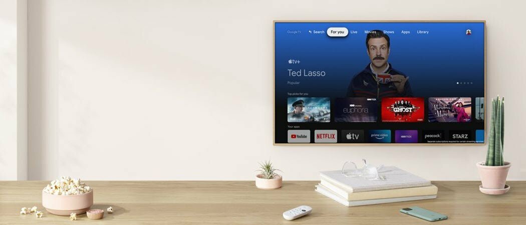 Apple TV tulee Chromecastiin Google TV: n kanssa