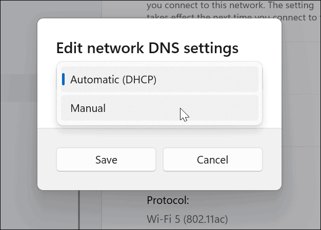 muokata DNS-asetuksia