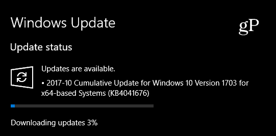Microsoft julkaisee Windows 10 -kumulatiivisen päivityksen KB4041676