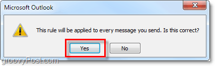 käytä sääntöä kaikkiin viesteihin Outlook 2010: ssä
