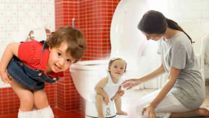 Kuinka jättää vaipat lapsille? Kuinka lasten tulisi puhdistaa wc? WC-koulutus ..