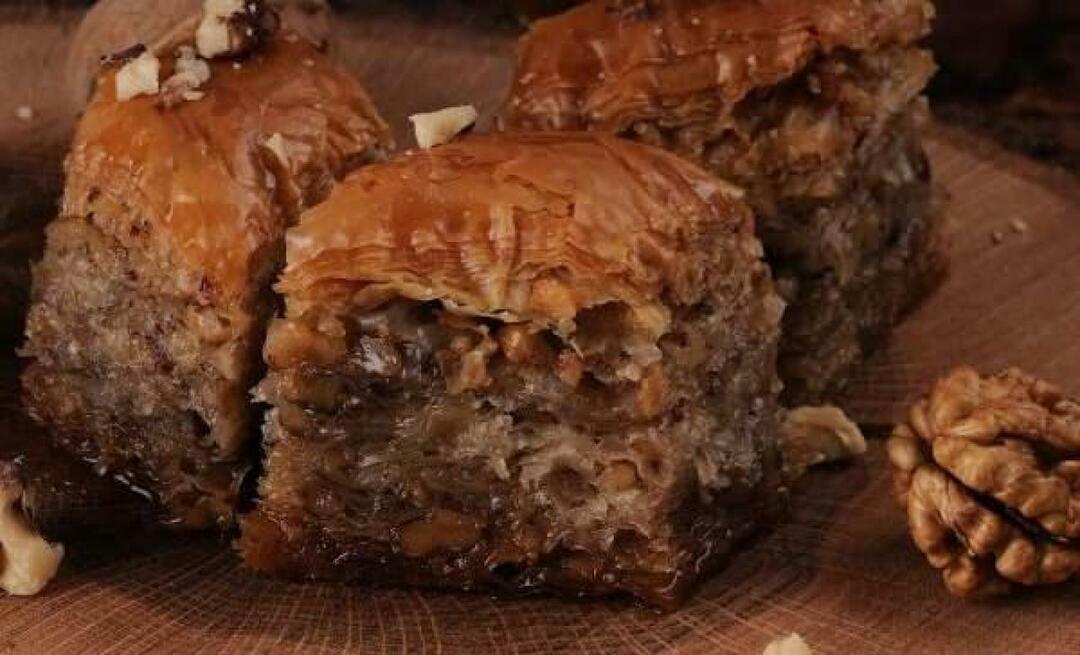 "Uşak Baklava" sai maantieteellisen merkinnän rekisteröinnin!