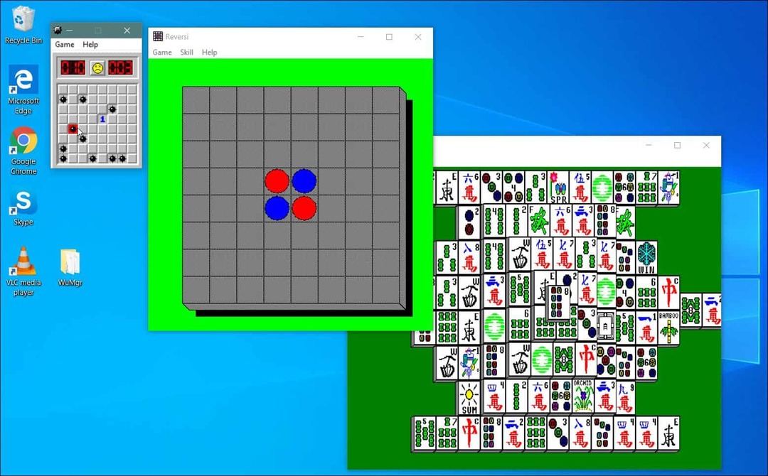 Pelaa miinanraivajaa ja muita klassisia Microsoft-pelejä Windows 10: ssä