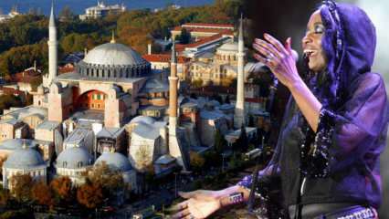 Yhdysvaltain laulaja Della Miles tuki Hagia Sophian avaamiseen palvontaan