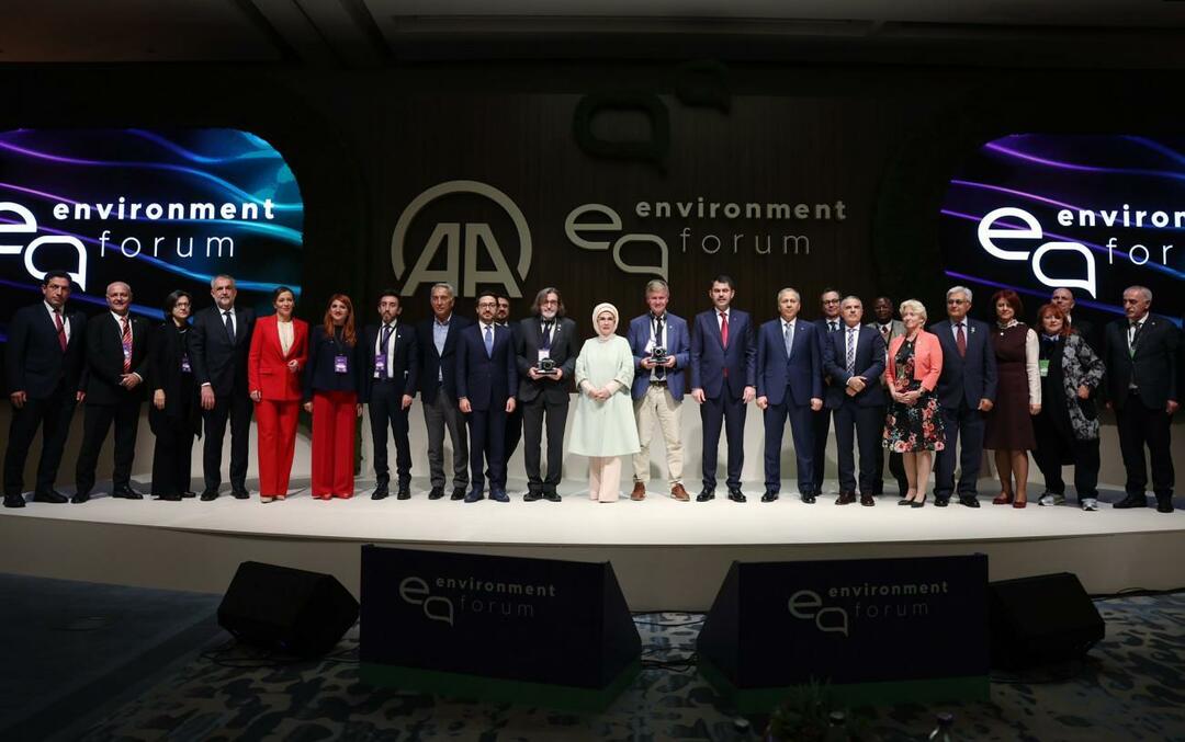 Emine Erdoğan kiitti Anadolu-virastoa kansainvälisessä ympäristöfoorumissa