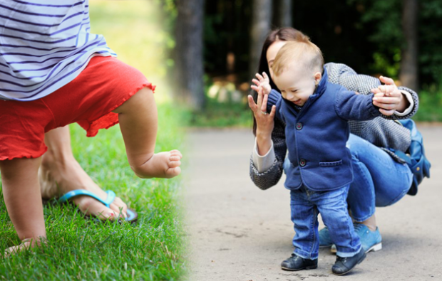Vauvojen kävelyharjoitukset