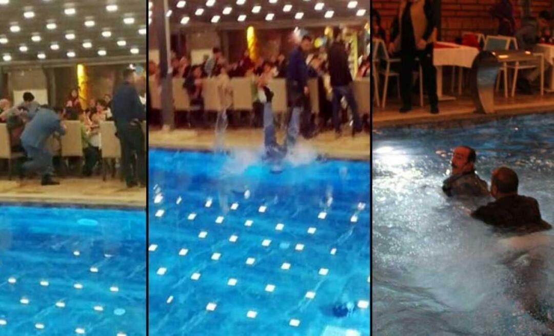 Maanjäristyksen uhreille ei jää mitään moraaliyössä! Mustafa Keser putosi altaaseen