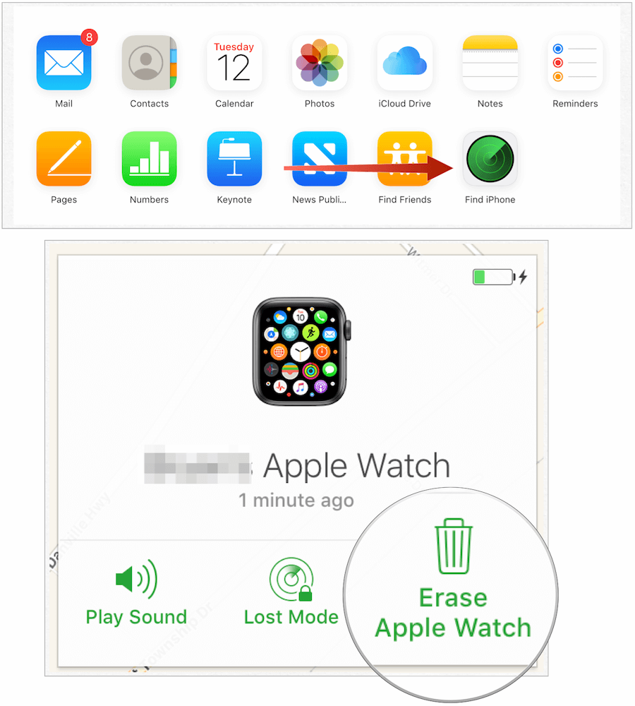 poista Apple Watch