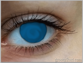 Adobe Photoshop Basics - Ihmisen silmän tahran väri